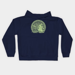 Cute Warrior Bunny Kids Hoodie